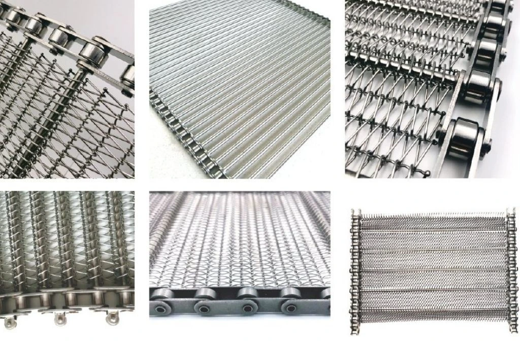 chain driven metal conveyor belts